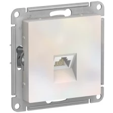 Розетка компьютерная 1xRJ45 Cat.5 ATLASDESIGN, жемчуг | код. ATN000483 | Schneider Electric ( 1шт. )