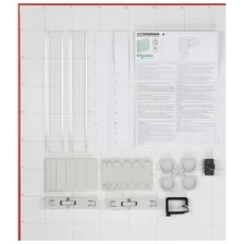 Щит распределительный навесной Schneider Electric Kaedra пластиковый IP65 460х340х160 мм 24 модуля прозрачная дверь