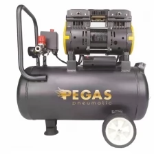 Бесшумный безмасляный компрессор Pegas pneumatic PG-1400 проф. серия 6622